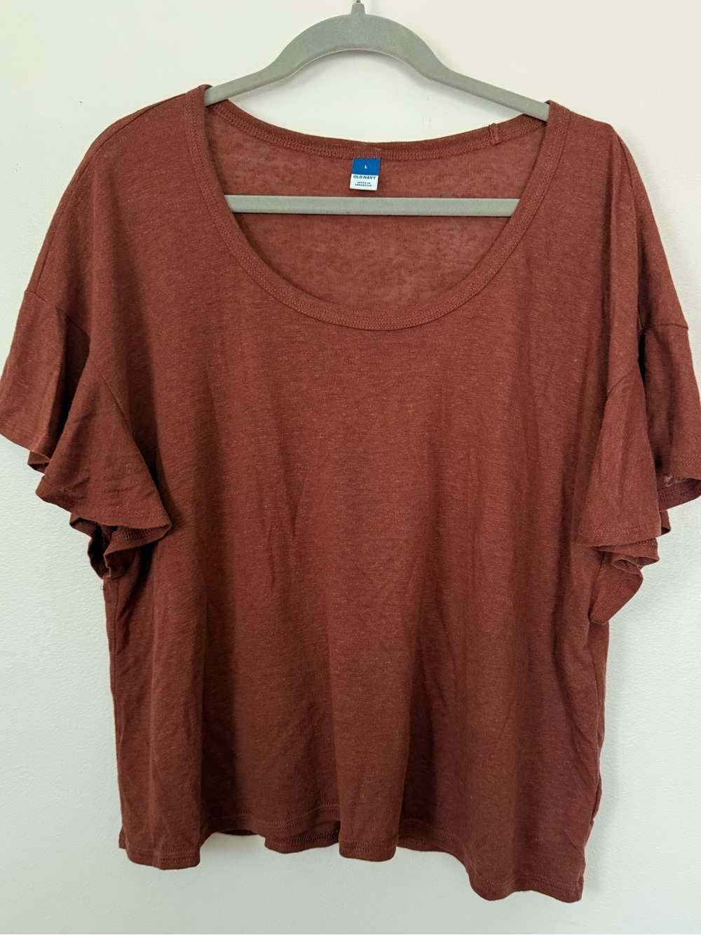 Old Navy Rust Scoop Neck Tee